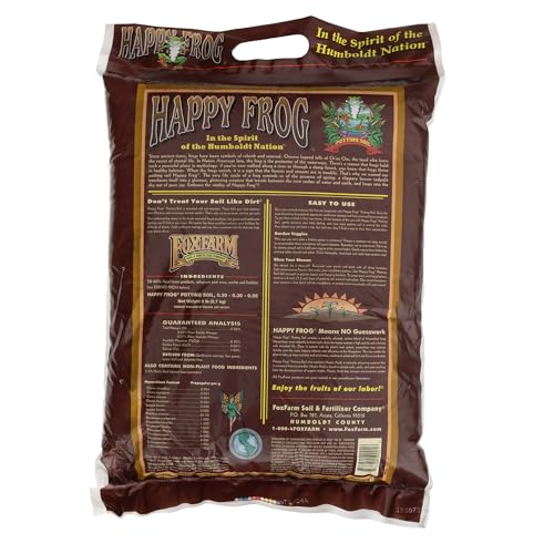 FoxFarm FX14054 12-Quart Happy Frog Organic Potting Soil