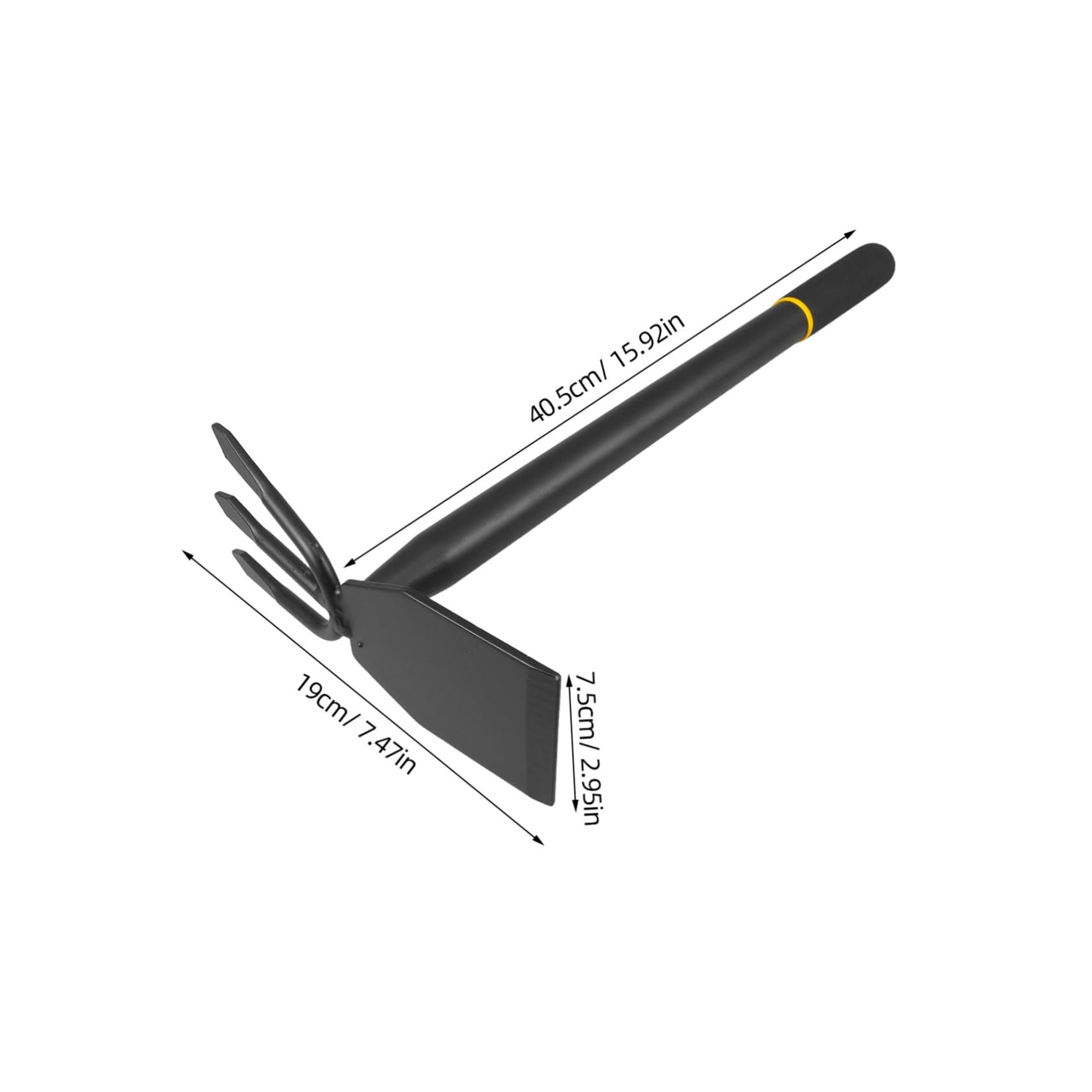 BESTonZON Weeder Hoe Garden Hoeing Tool Manganese Steel Ergonomic Handle Easy to Use