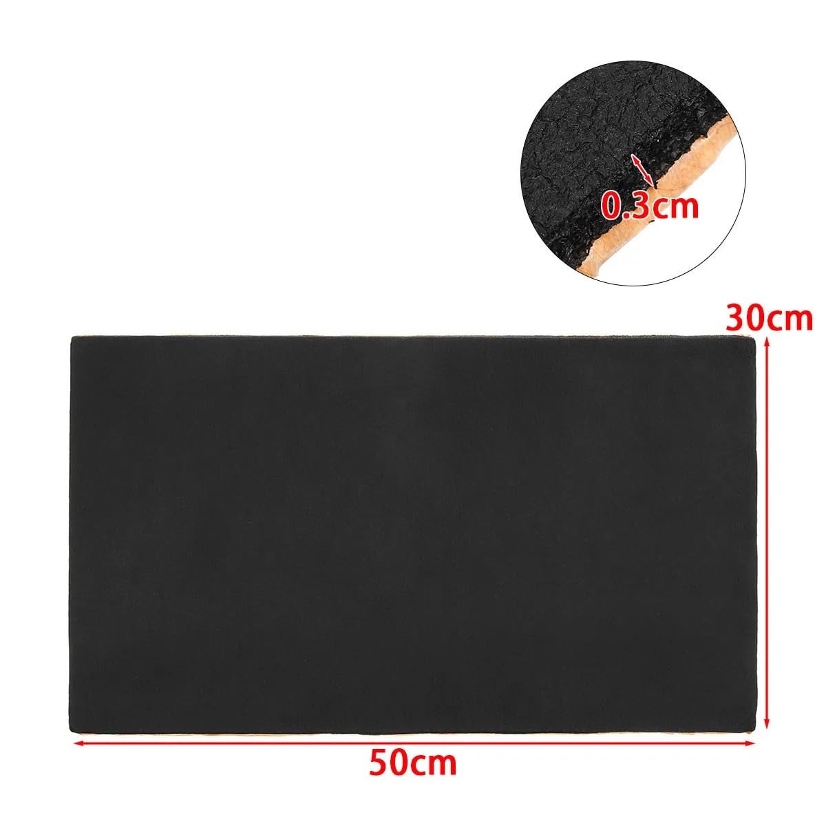 Aislamiento De AutomóViles 9 Uds 50x30cm 3mm coche insonorizado algodón amortiguador acústico aislamiento