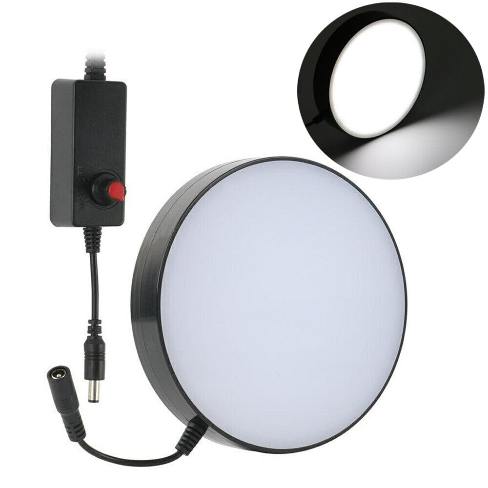 1Set Adjustable 100V-240V Brightness LED Ring Bottom Light Source F Stereo Microscope