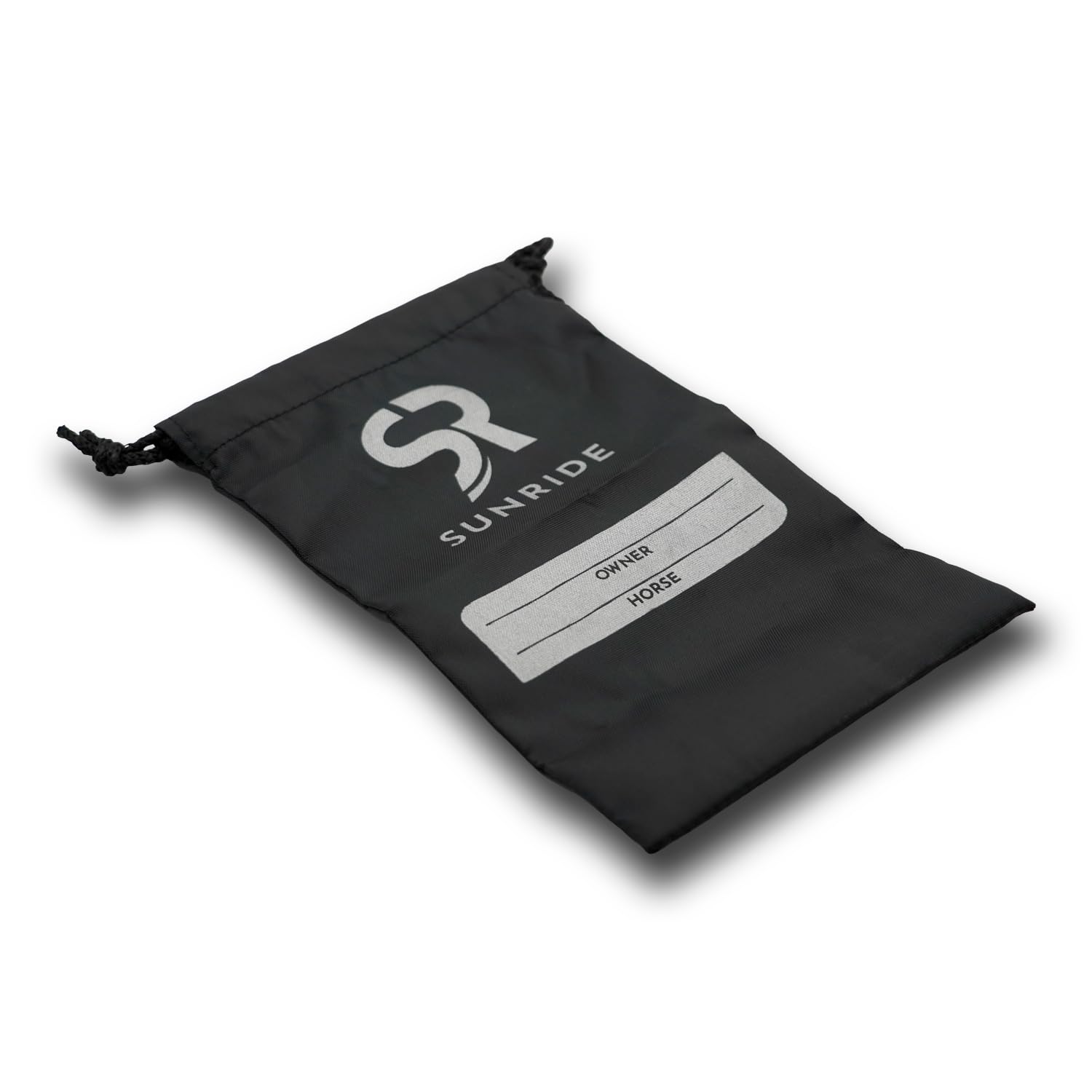 SUNRIDE Longhina per cavalli con moschettone antipanico – 2 m – corda da legatura equitazione (nero) - 3
