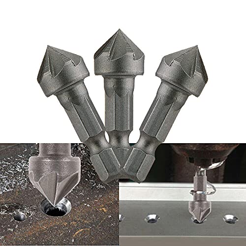 1pcs 90 Degree Countersink Drill Chamfer Bit 1/4