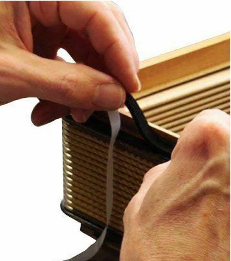 Akkordeon Balgdichtung 6x3 mm 20 m Rolle selbstklebend für Steirische Harmonika & Akkordeon Dichtband Blasebalg-Reparatur