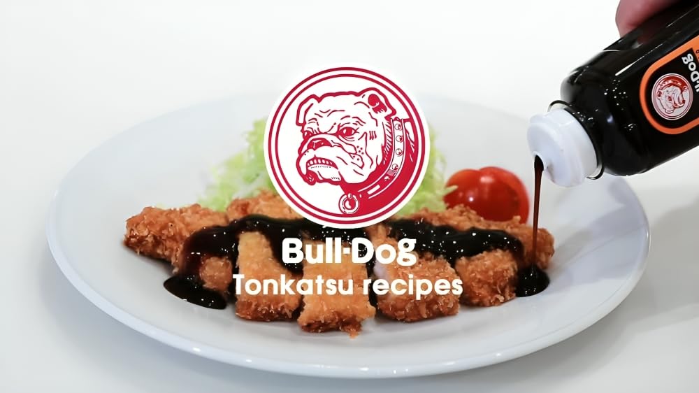 Bull Dog-Tonkatsu Sauce Obst und Gemüsesauce 500 ml x 4 Einheiten-Pack Promoo