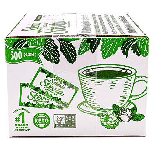 SPLENDA Turals Stevia Sweetener Packets, 500 Ct - Zero Calorie. 100% natural, nada artificial, mejor sabor Stevia, sin sabor amargo. El sabor del azúcar sin las calorías. - Imagen 8