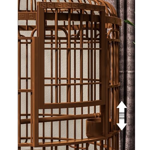 Volière petite cage à oiseaux interactive en plastique portable de maison - 6
