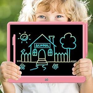 Fluestonlcdwritingtabletdoodleboardtoysgiftsfor38yearoldgirlsboys15inchcolorfulelectronicboarddrawingpadforkidsgiftsfortoddlereducationallearningtravelbirthdaypink Urban Country Home Decor Flueston lcd writing tablet doodle board toys gifts for 3 8 year old girls boys 15 inch colorful electronic board drawing pad for kids gifts for toddler educational learning travel birthday pink urban country home decor