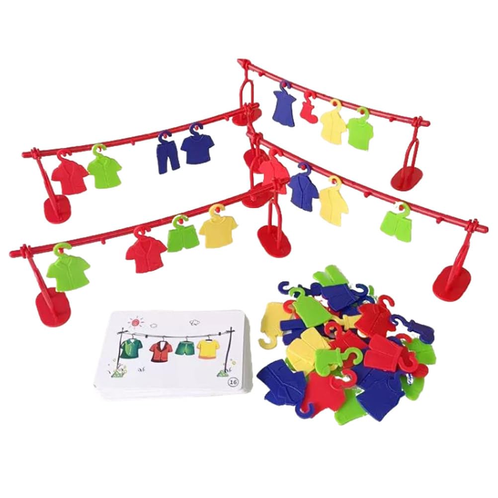 Jeu Correspondance Montessori Corde Linge, Jouet tri motricité Fine