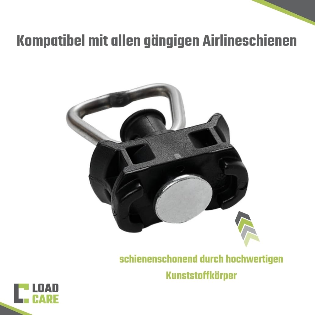 Schraubfitting Airlineschiene Fitting Single Endbeschlag für Zurrschiene 1-20x e