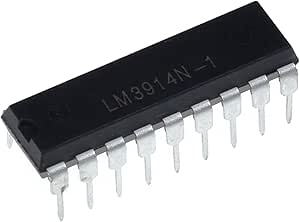 Amazon.com: COZMAX LM3914N-1 LM3914N DIP-18, Dot/Bar Display Driver 10