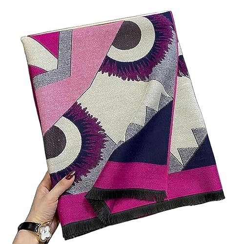 Couverture d'hiver pour femme contre le froid style floral
