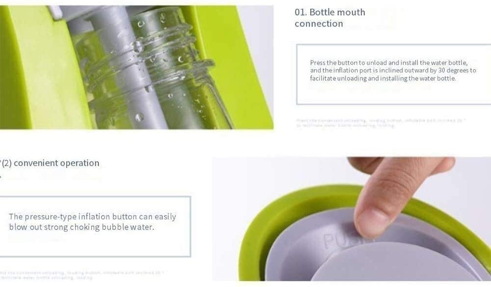 Filakling Water Maker, (Non Incluso CO2) (Color : Green)