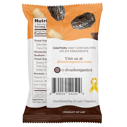 Barra de fibra D'vash Cacao Peanut Butter 6 unidades miniatura 3