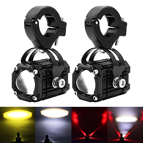 BATLAM 2Pcs Motorcycle LED Spotlight Auxiliary Lamp Fog Light for BMW R1200GS ADV F800GS for Yamaha MT07 MT09 for CRF1000L Africa Twin