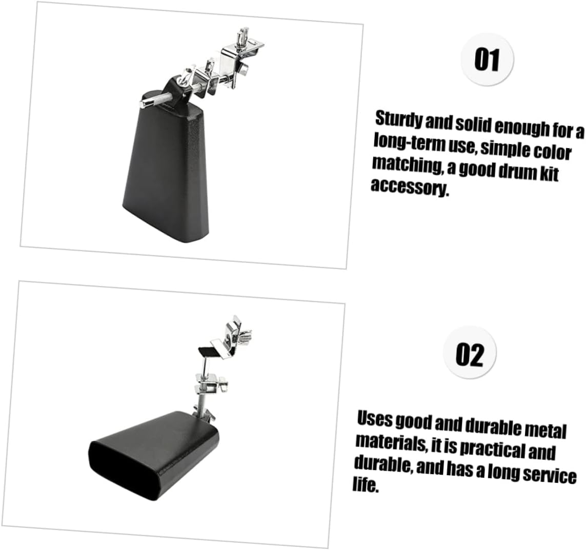 Cowbell Handle Hand Percussion Cowbells for Drum Kit Bell Beater for Drum Set Accessories