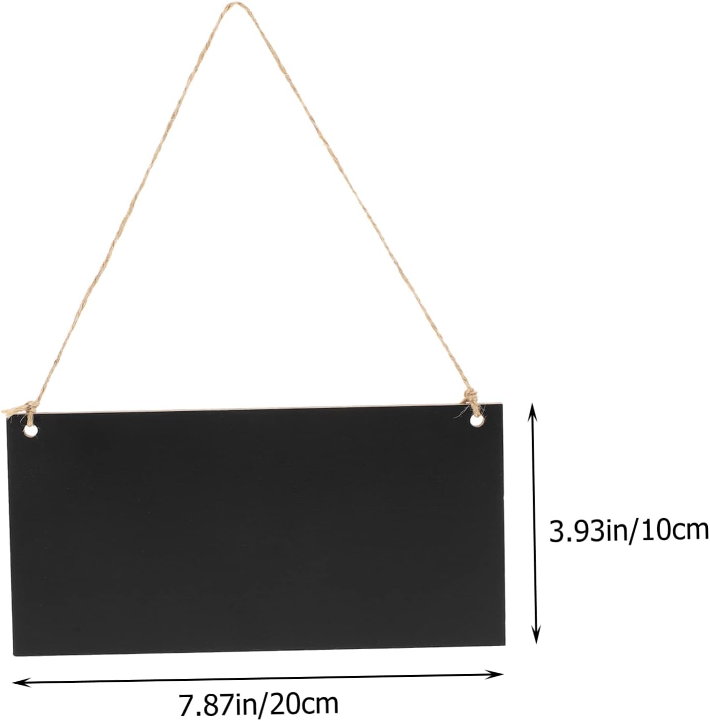 Uonlytech 2pcs Chalkboard Sign Door Hanging Ornament Home Decor Message Board for Chalk Dry Erase