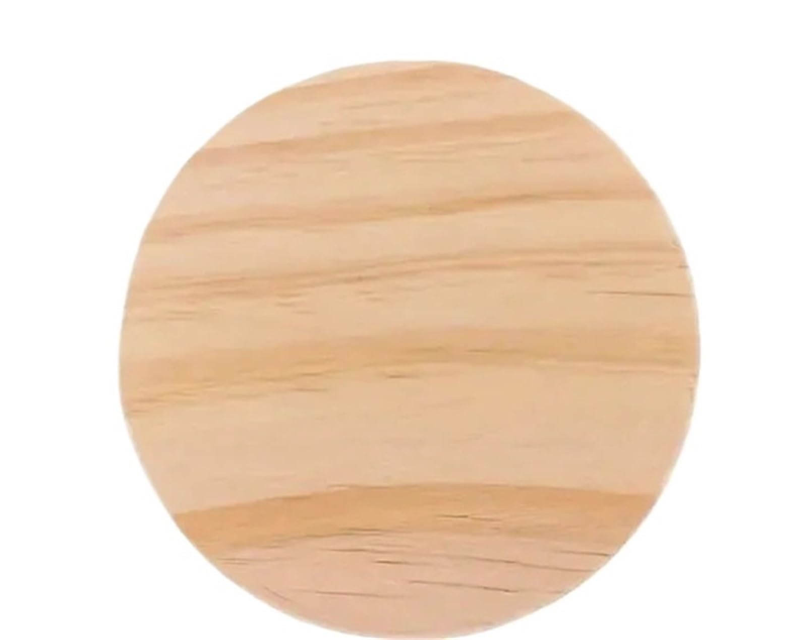 Dessous de verre pour éviter les taches sur la table - Support rond en bois 5x