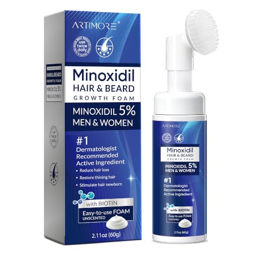 Artimore 5% Minoxidil Foam single bottle — the single-bottle trial in the shortlist