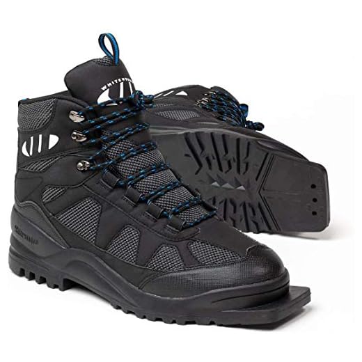 Whitewoods Unisex Adult 301 75mm XC Touring Cross Country Adventure Insulated Ski Boots, Black/Blue, 39