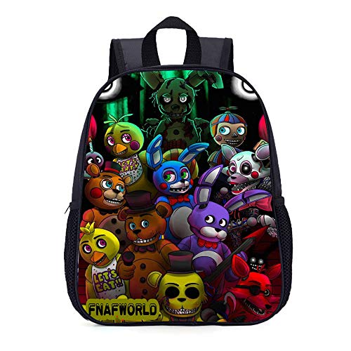 Five Nights at Freddy Mochilas Escolar Bolso de Viaje de Dibujos Animados Impresa Deportiva