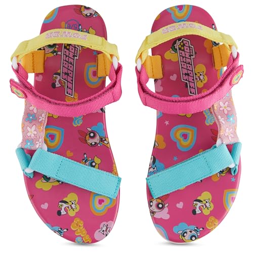 The Powerpuff Girls Ladies Classic Double Strap Sandals - Powerpuff Girls Slip On Slides Shoes2