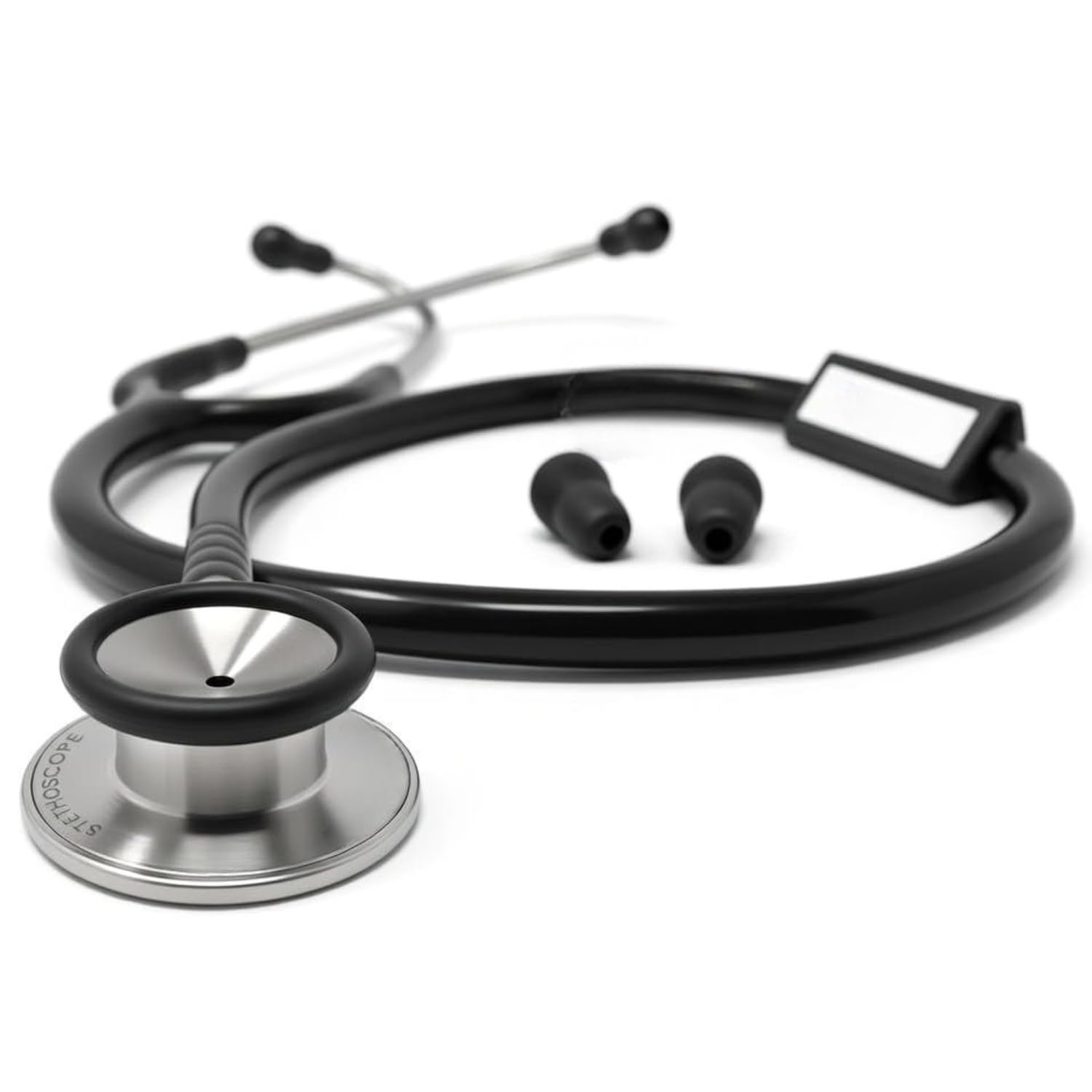 Stethoscope Medical Technologies ST-03 Brass Dual Adult Chest Piece Stethoscope|High Acoustic Level, Versatile Chestpiece for Adult & Pediatric Use|Medical Instrument for Auscultation - Black-picture-29