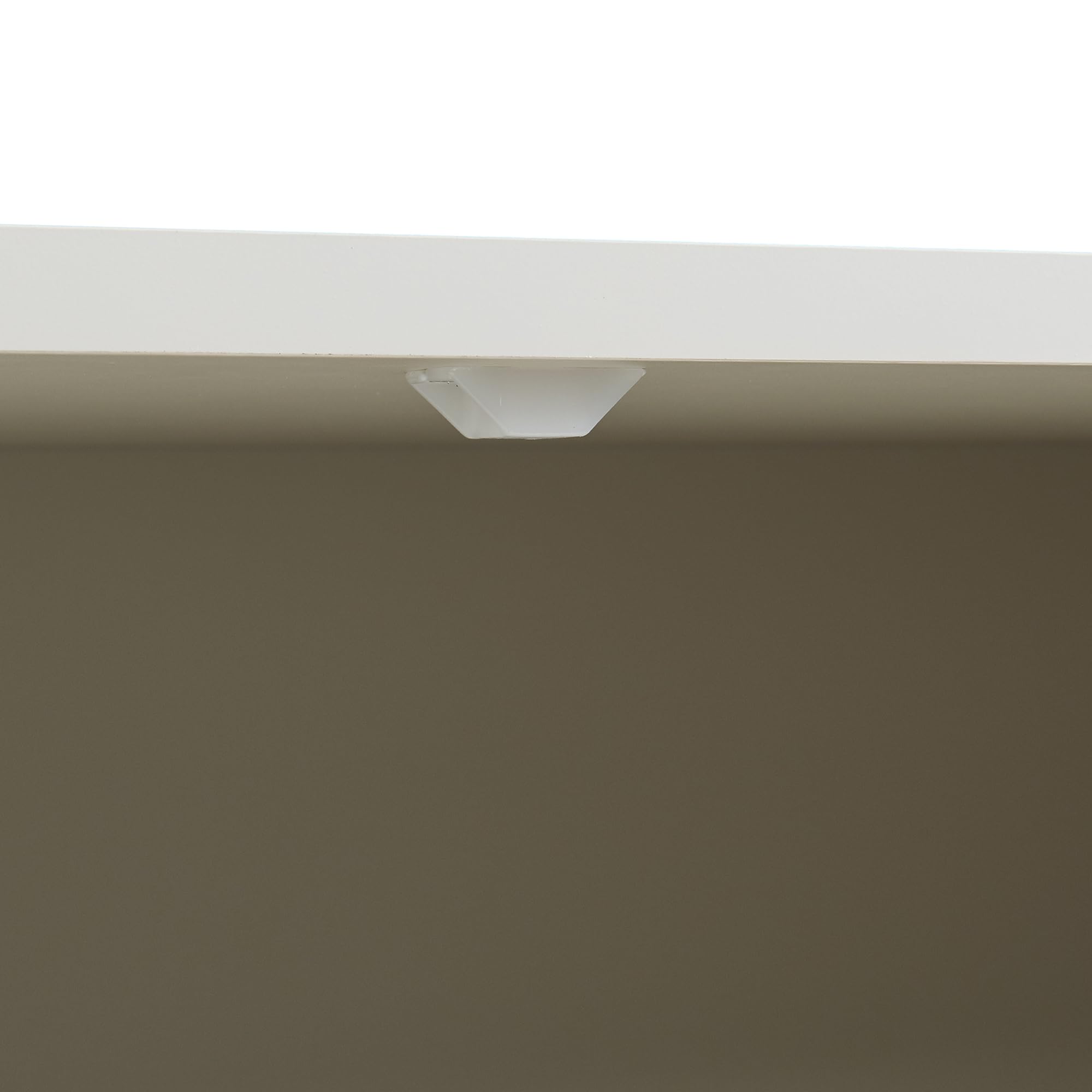 [en.casa] Credenza con Vetrina Armadietto con Ante in Vetro Scanalato e 2 Cassetti Madia per Cucina Soggiorno Sala Pranzo 120x80x40 cm Beige