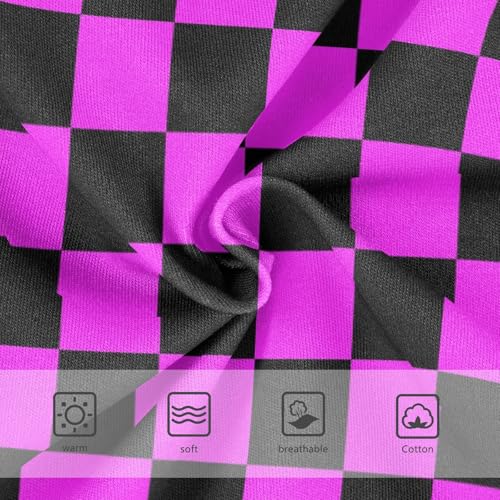 Pink and Black Buffalo Checkered Toddler Girls's Underwear 2T3