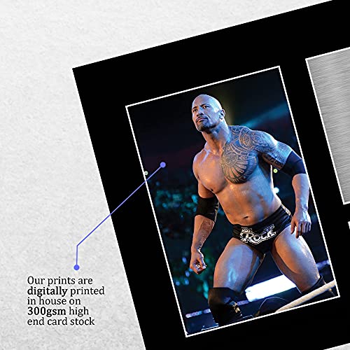 New HWC Trading Dwayne Johnson Gift Handtekeningen A4 Printed The Rock Gifts Print Picture Beeldscherm… - Afbeelding 5