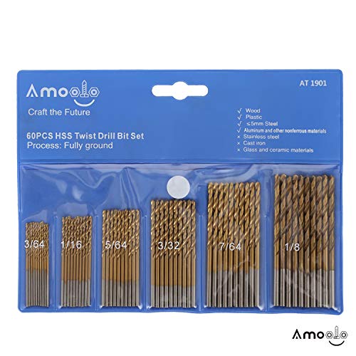Amoolo AT1901 Titanium Drill Bit Set thumb #6