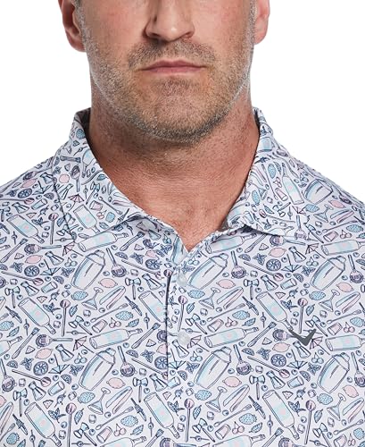 Callaway Men's Short Sleeve Printed Golf Polo Moisture Wicking3