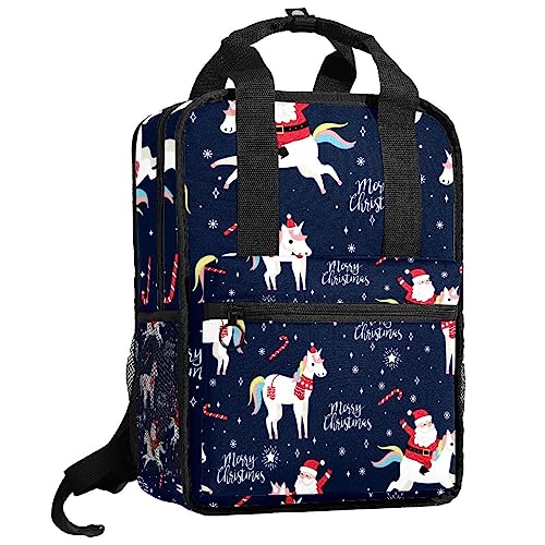 Sac à dos garçon Licorne Noël résistant de qualité