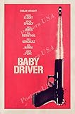 Posters USA Baby Driver GLOSSY FINISH Movie Poster - FIL519 (24' x 36' (61cm x 91.5cm))