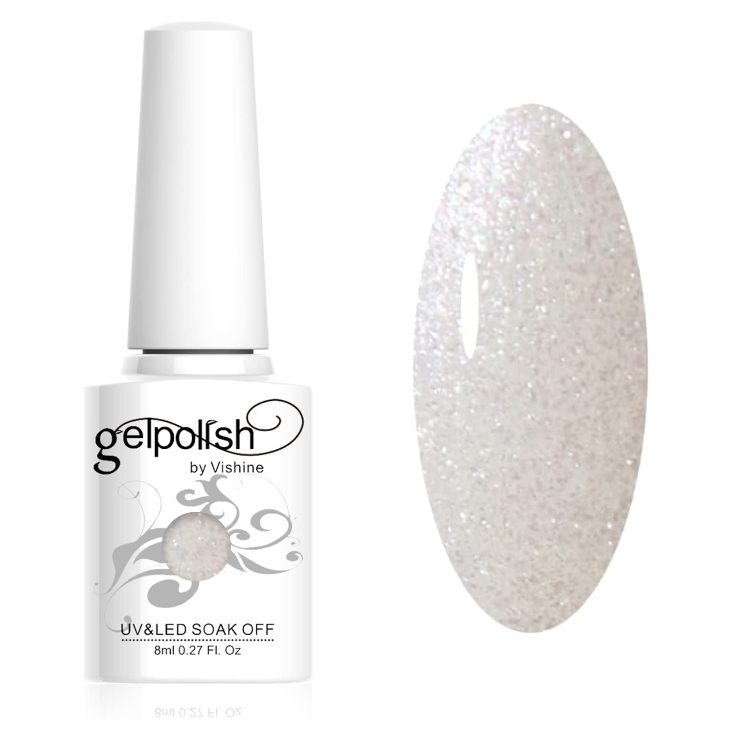 Vishine Esmalte de uñas semi-permanent Soak Off UV LED Gel Polish Nail Gel Manicura, Negro (687) — view 42