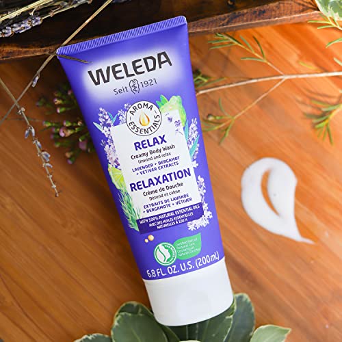 Image of Weleda Aroma Essentials Relax Creamy Body Wash, Parabens Free, 6.8 Fluid Ounce (Pack of 1)