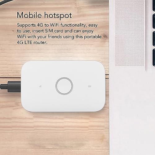 Image of Portable WiFi Hotspot, 4G LTE Mobile Router 150Mbps with 2100mAh Battery for Laptop Smartphone Tablet Travel Driving