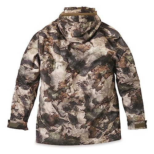 Elite Camo Hunting Jacket for Men, 3-in-1 Parka, Waterproof Insulated Rain Gear, Warm Winter Coat with Fleece Liner3