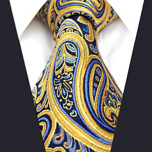 S&W SHLAX&WING Gravata masculina quadrada com bolso conjunto gravata Hanky ​​Silk Extra Long 26