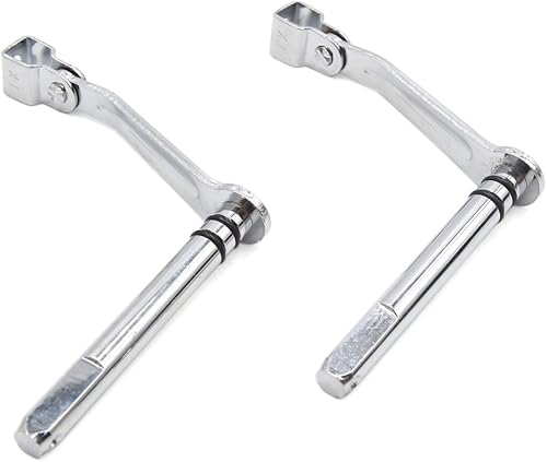 uxcell 2 unids metal tono plateado motocicleta embrague levantador actuador palanca brazo para CG125