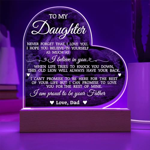 To My Daughter "I Am Proud to Be Your Father"