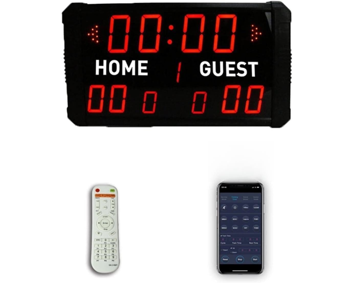 YNIYUJKL Digital Scoreboard Indoor Score Keeper, Led Electronic Scoreboard Digital Scoreboard For All Kinds Of Scoreboard Tabletop & Wall Mount