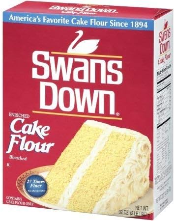 PACK OF 10 - Swans Down Enriched, Bleached Cake Flour, 32 oz