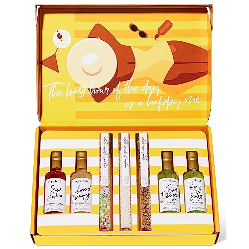 image for Thoughtfully Cocktails, Cocktail Therapy Mixer Gift Set, Includes Cosm