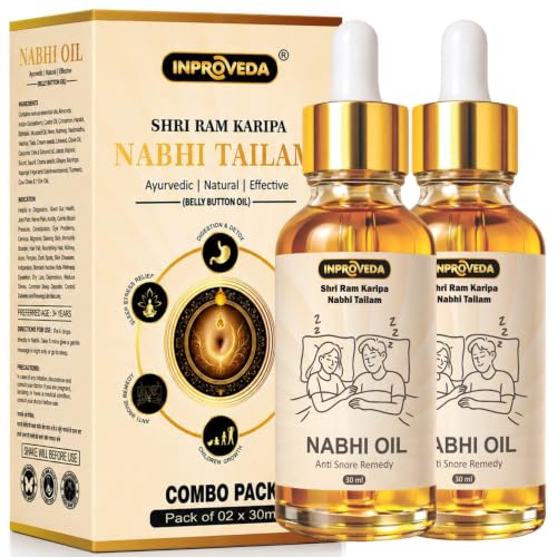 Image of Snore Off Nabhi Oil | Nabhi Oil for Prevent Snoring while sleeping | Ayurvedic Multi Benefit Belly Button Oil for Daily Wellness & Relaxation | नाभि तेल | Pack of 2 x 30ml=60ml