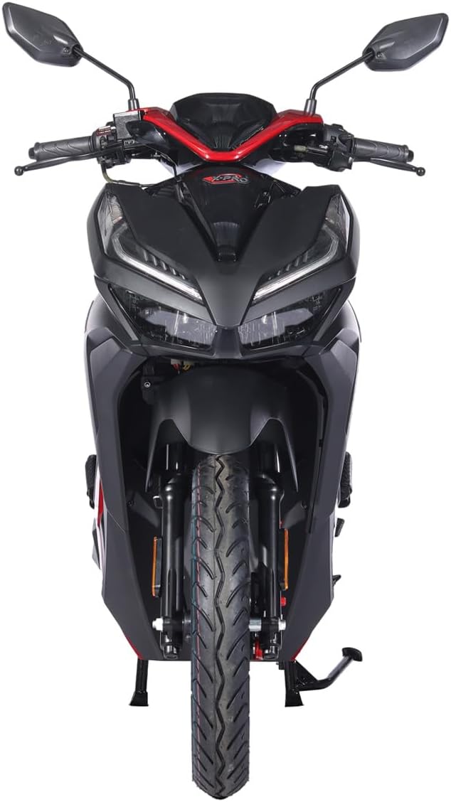 X-PRO 150cc Gas Adult Moped, front view