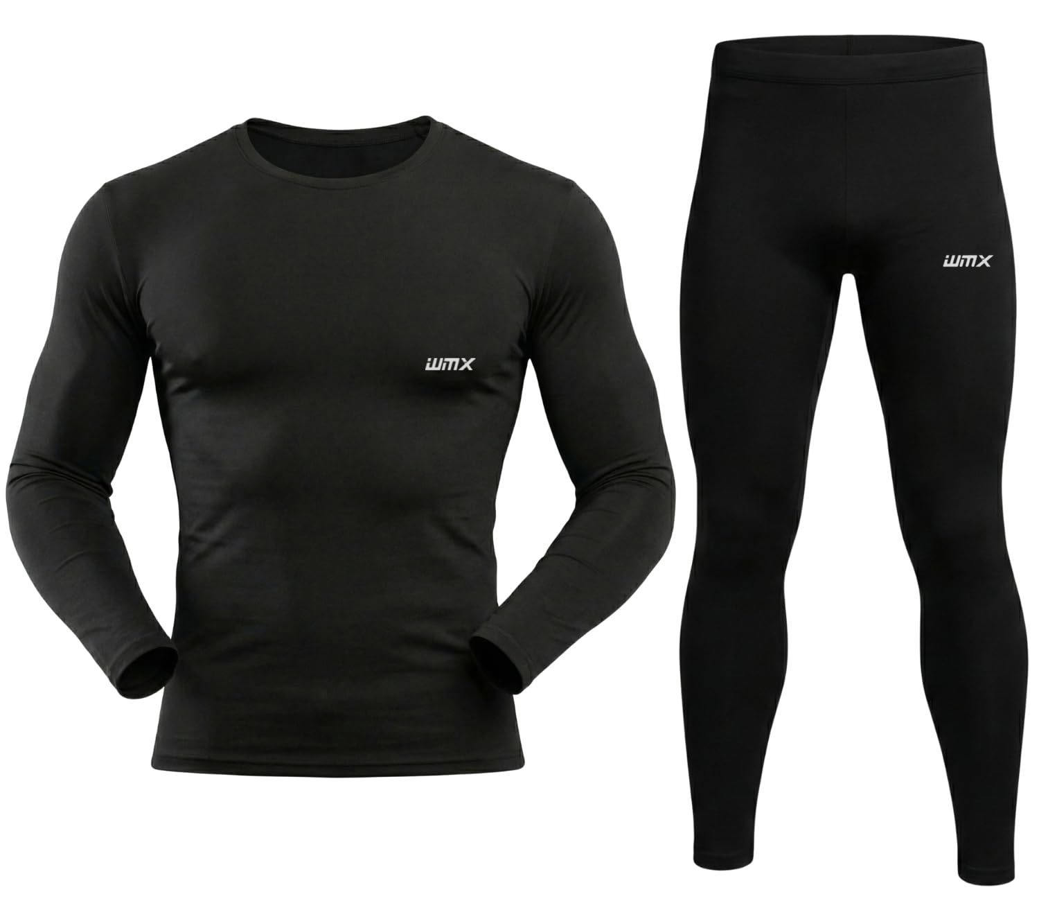 Men's Sports Running Set Compression Shirt + Pants Skin-Tight Long Sleeves Quick Dry Fitness Tracksuit Gym Yoga Suit Athletics Fit