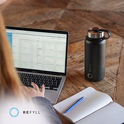 REFYLL easyFYLL Bottiglia d'Acqua in Acciaio