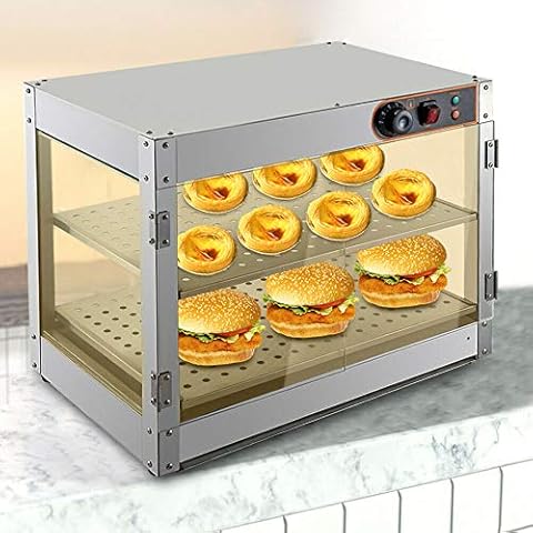 Aufsatzvitrine Warmhaltetheke Heißtheke Gewerblicher Speisenwärmer Cover