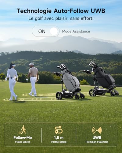 NAVEE Birdie 3X Chariot de Golf Électrique