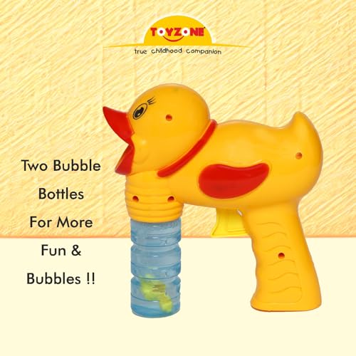 Image of Toyzone Bubble Duck-60048 | Portable Bubble Maker Machine | Outdoor & Indoor Activity Toy | Colorful Bubbles | Cool Toy for Girls & Boys